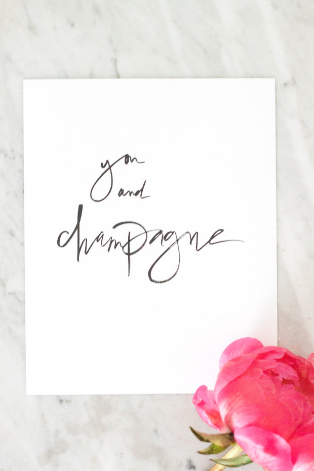 b is for bonnie loves Allie Seidel | organic calligraphy fine art prints as seen on b is for bonnie design