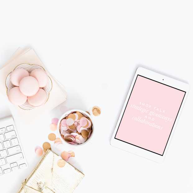 b is for bonnie shop talk: a quick guide to online giveaways & collaborations | a series for ladies in online retail | via b is for bonnie design