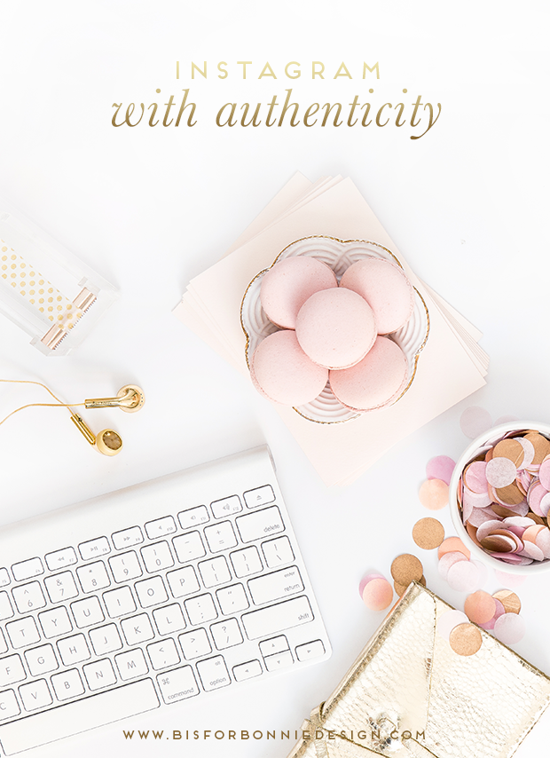 Instagram with Authenticity: an online course for a beautifully branded + heartfelt online presence via b is for bonnie design 