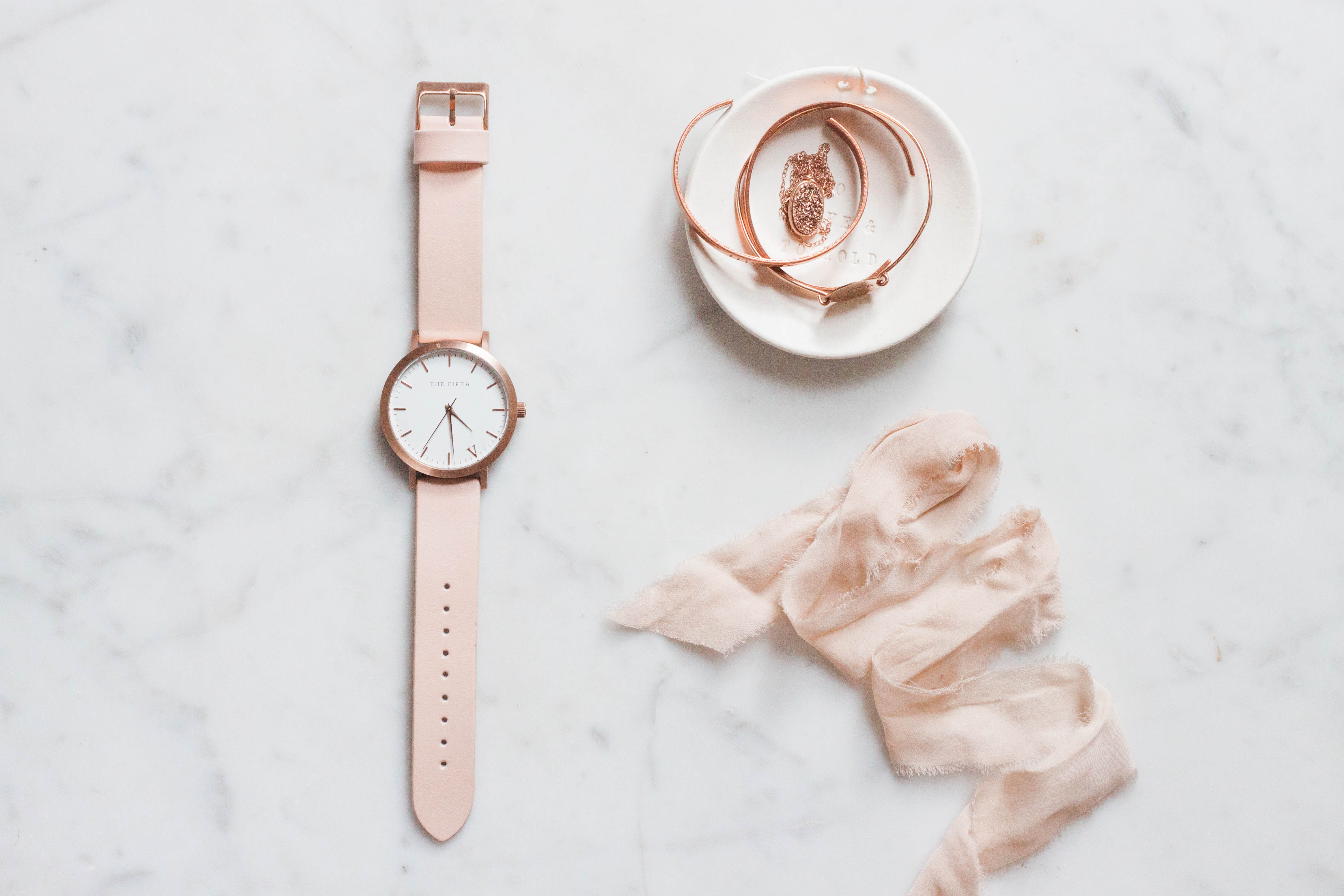 b is for bonnie loves The Fifth Watches | blush + rose gold watch via The Fifth Watches as seen on b is for bonnie design