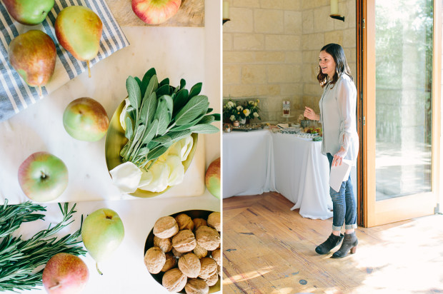 hands-on styling session for day one of the illume retreat at Travaasa Austin | teaching by Westcott Weddings, photography by Love, The Nelsons