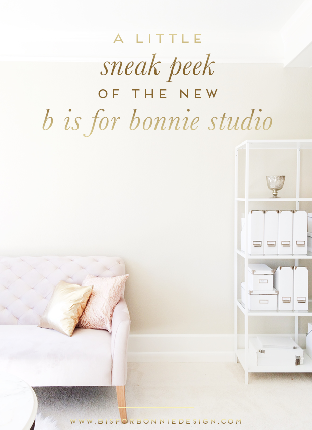 feminine and bright office decor via b is for bonnie design