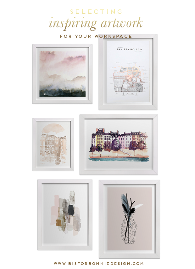 Selecting Inspiring Artwork for Your Workspace - b is for bonnie design ...