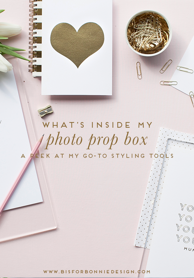 what’s inside my photo prop box via b is for bonnie design | a peek at my go-to styling tools
