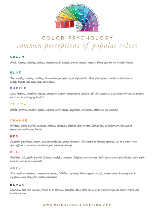 Color Psychology - How To Choose The Best Colors For Your Brand Palette ...