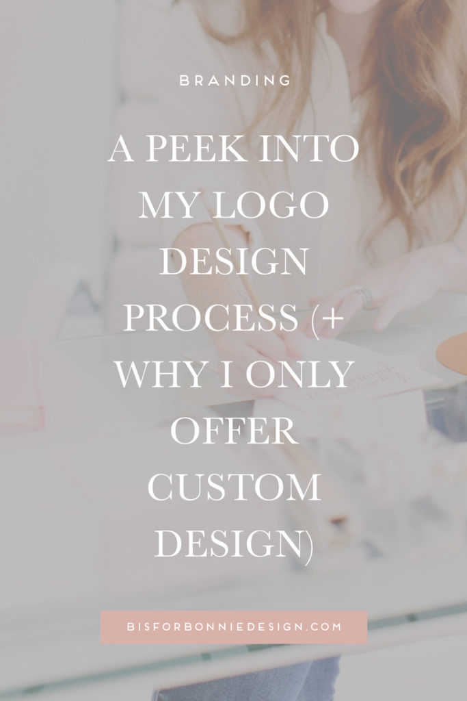 Why I Don't Offer Non-Custom Logo Design - b is for bonnie design ...
