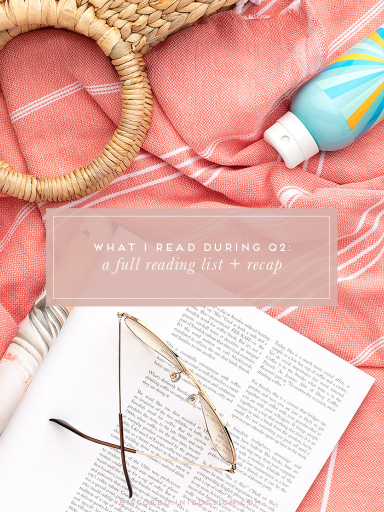 A full recap of every book I read during Q2 | From thriller novels to political memoirs, I'm sharing a fun reading list over on the blog | b is for bonnie design