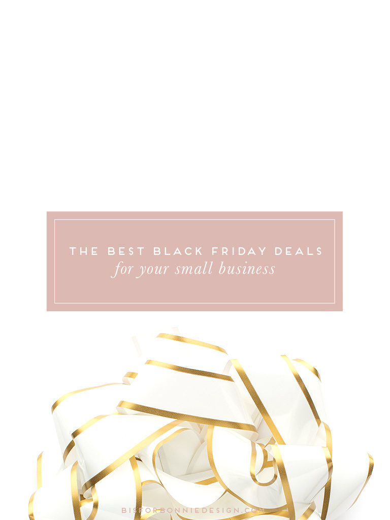 The best Black Friday deals for your creative small business + personal life | A Black Friday sale roundup by b is for bonnie design