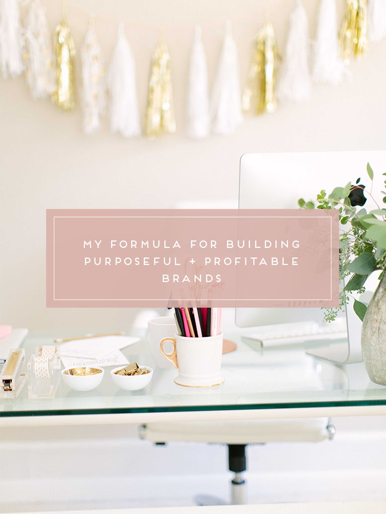 My Formula for Building Purposeful + Profitable Brands. The three secrets to craft elevated brands that authentically convert. | b is for bonnie design #branddesigner #brandstrategy