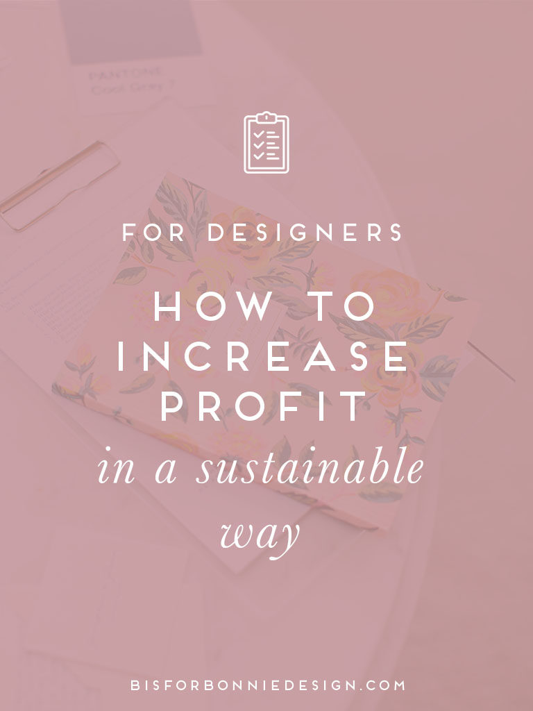 How to diversify your streams of revenue as a designer. Tune into this free one-hour pitch-free training all about how to sustainably increase your profit. | b is for bonnie design #brandstrategy #branddesigner