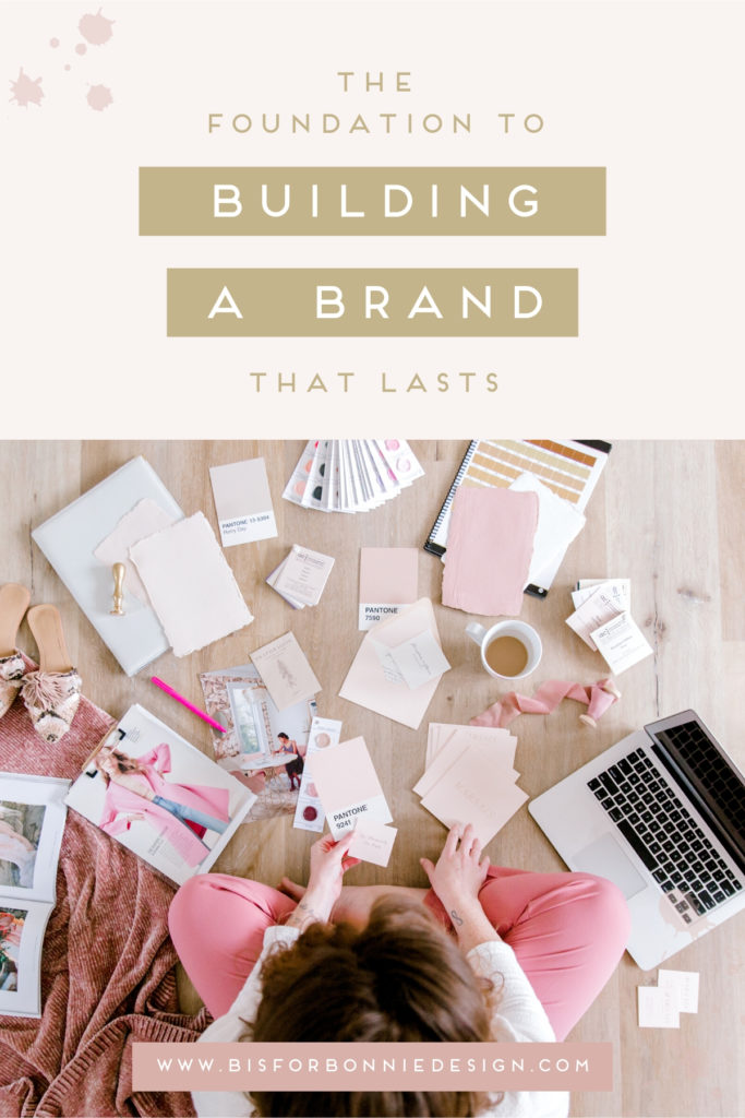 Do you find yourself needing a new logo or website far more than you like? This is because as you and your business grows, so does your brand. Here is the reason why you find yourself needing to rebrand and how to fix it. | b is for bonnie design #rebranding #brandstrategy #creativeentrepreneurs